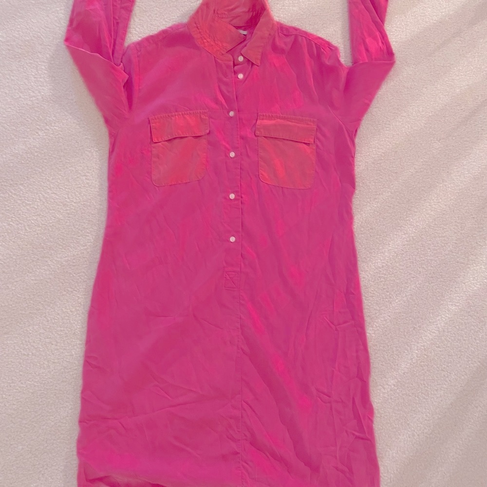 GAP STONEWASH PINK ABOVE THE KNEE DRESS SZ S